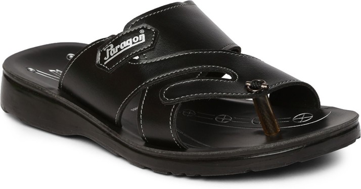 paragon black slippers