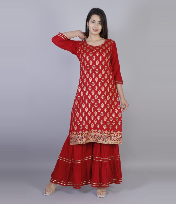 sharara suit on flipkart