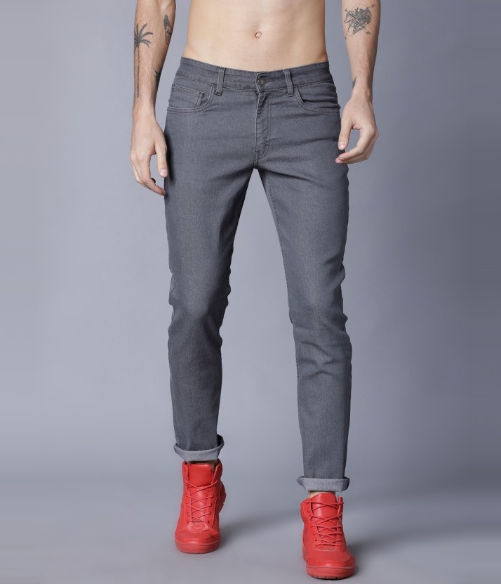 highlander slim men grey jeans