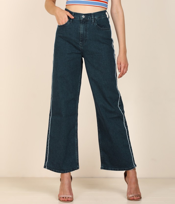 wide leg jeans women flipkart