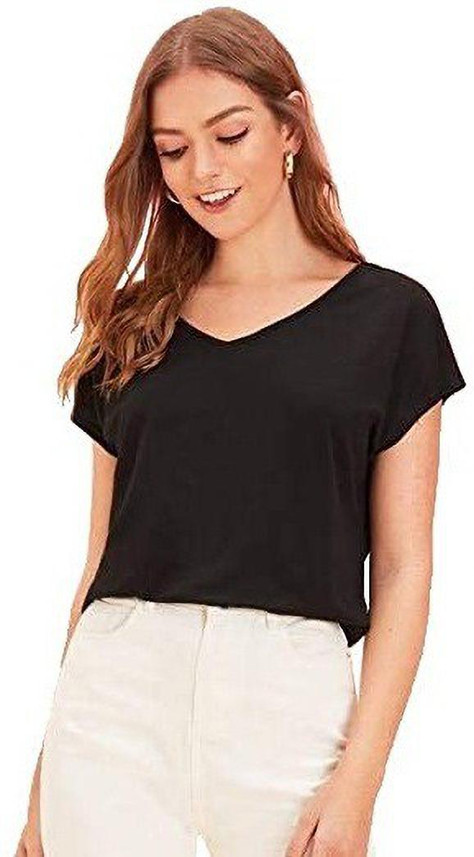 vneck black tshirt