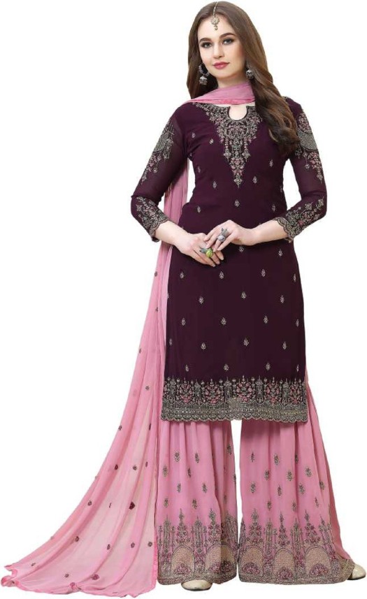 party wear sharara suit flipkart