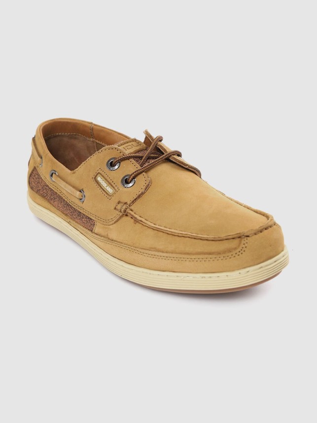 woodland men's leather boat shoes flipkart