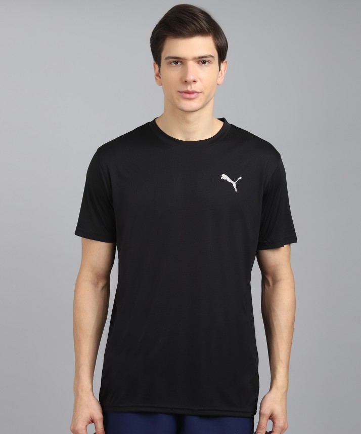 puma black t shirt mens