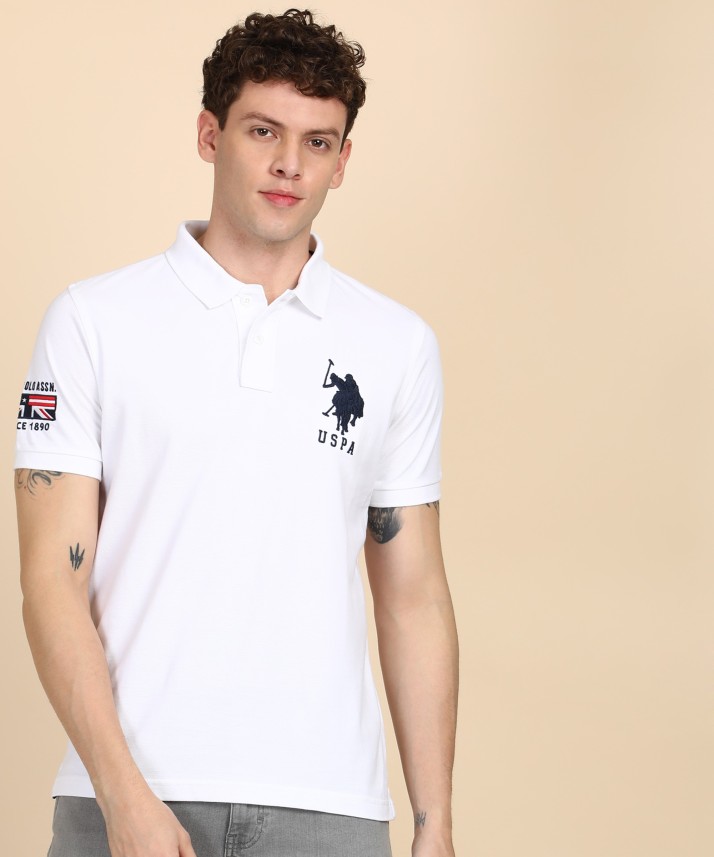 uspa white t shirt