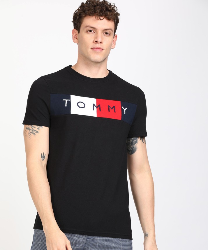 tommy jeans embroidered t shirt