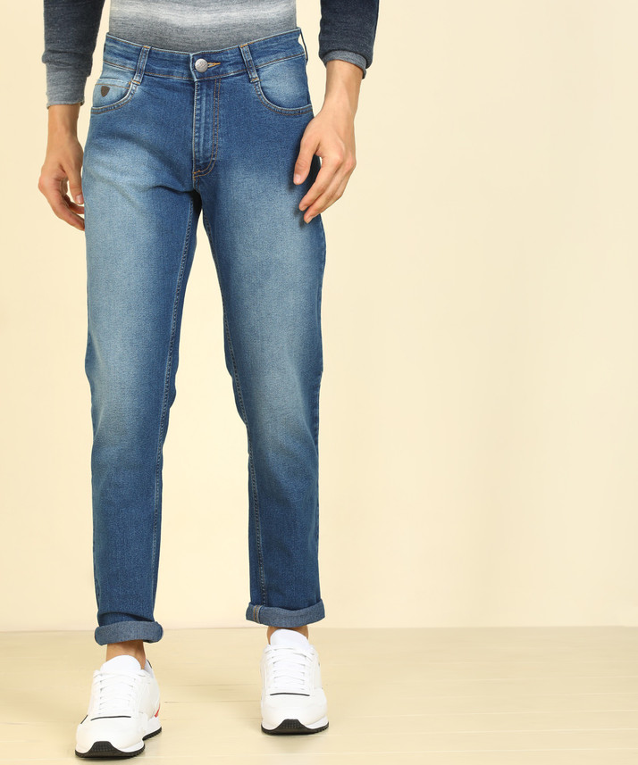 John Players Slim Men Blue Jeans - Buy 
