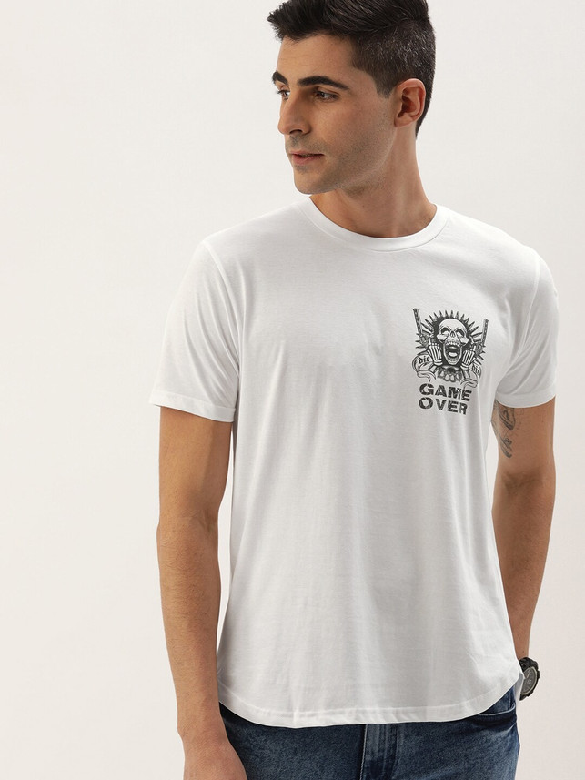 Moda Rapido Printed Men Round Neck 