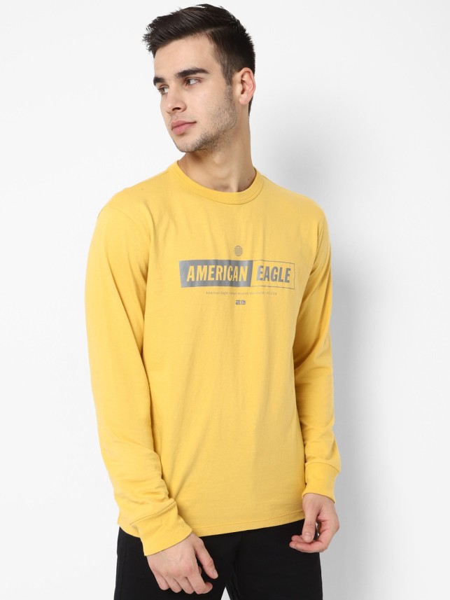 american eagle yellow t shirt