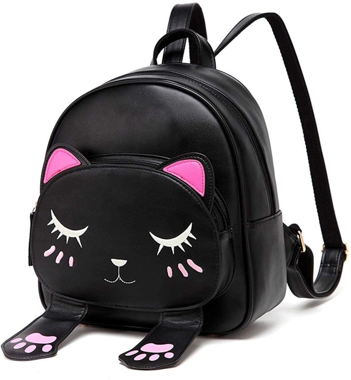 cute small black backpack