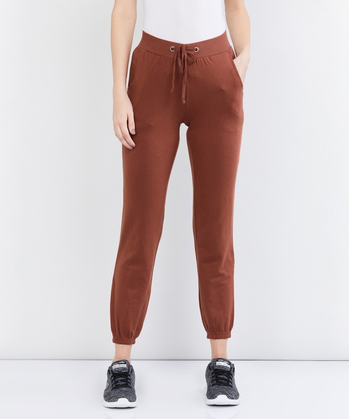 max solid women's track pants