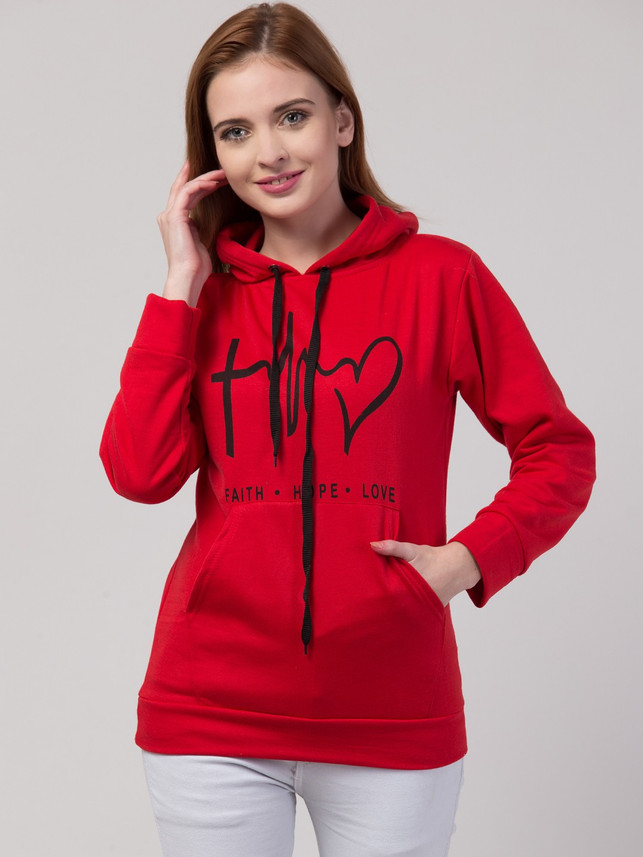 Full Sleeve Printed Girls Sweatshirt 