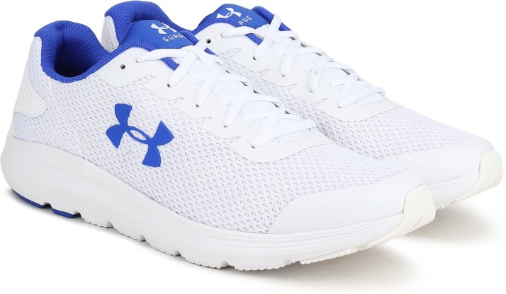 under armour white and blue shoes