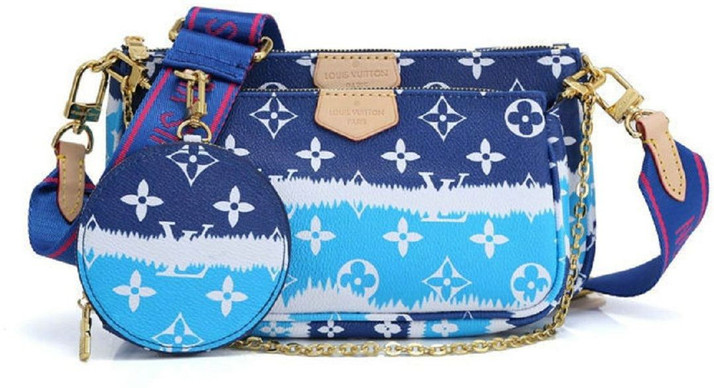 lv blue sling bolsa