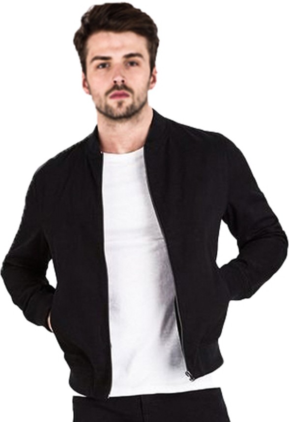 solid black jacket