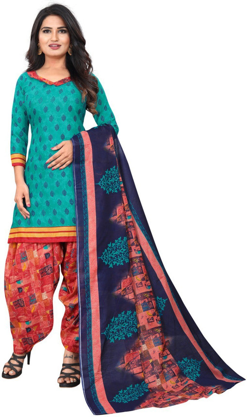 AD IMPEX Cotton Printed Salwar Suit 