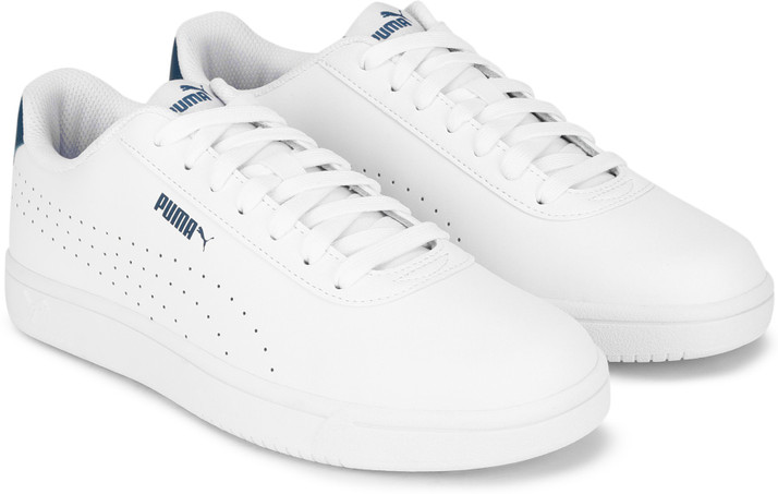puma court pure white