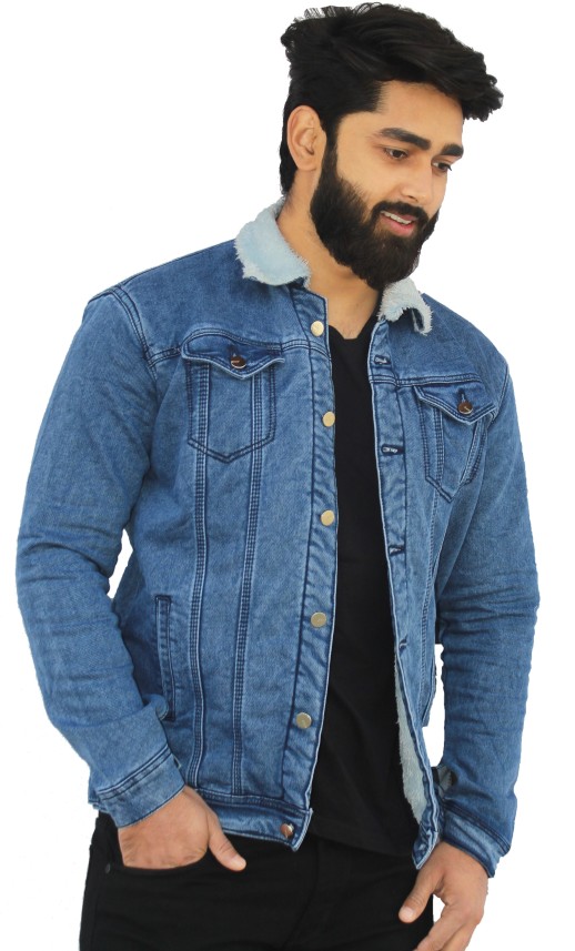 flipkart denim jacket men