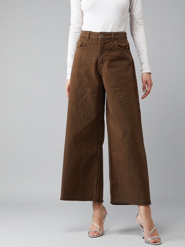 wide leg jeans women flipkart