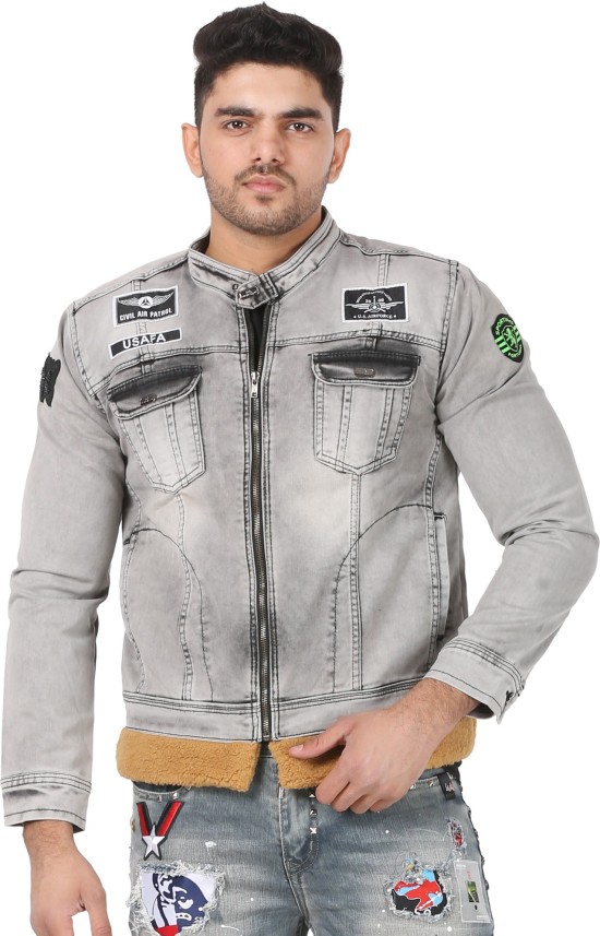 flipkart denim jacket men