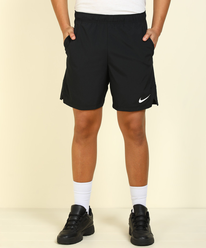 black nike sports shorts