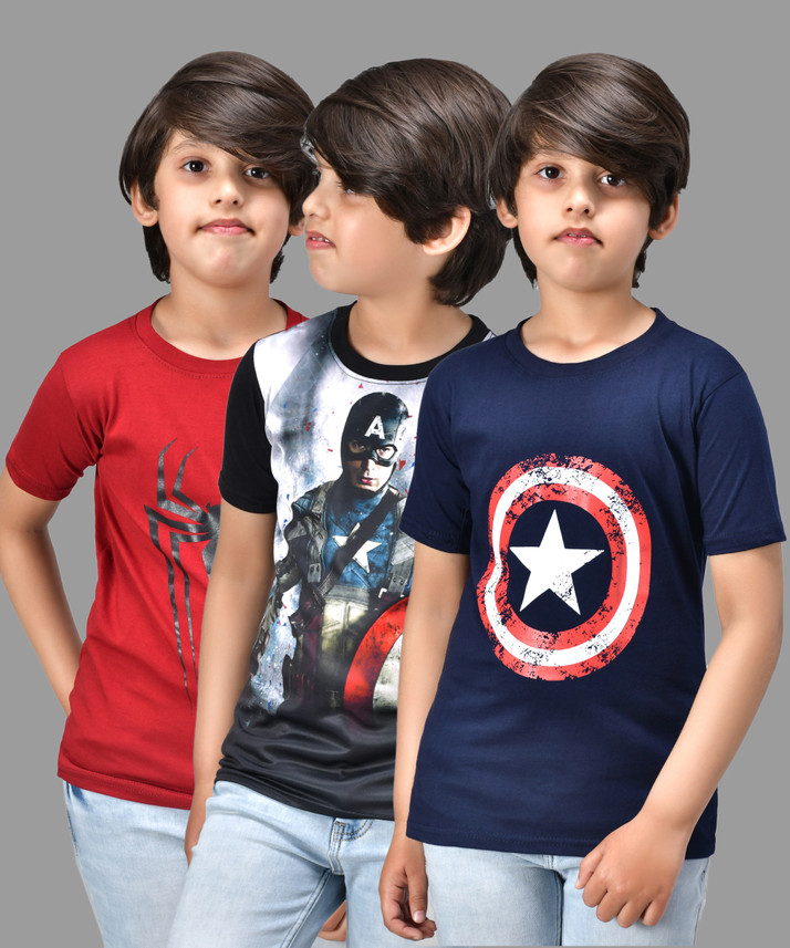 CHIEF Boys Printed Polycotton T Shirt 