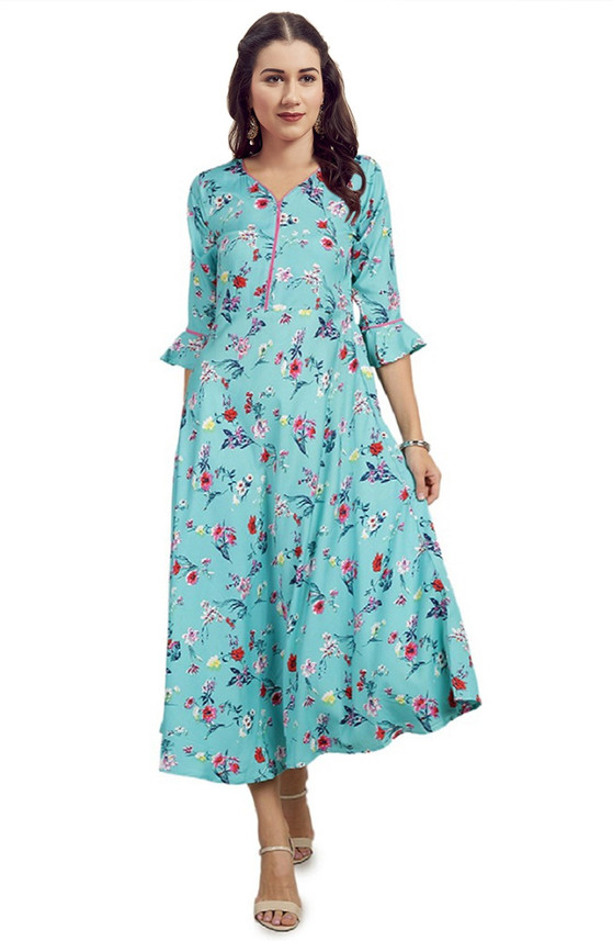 Suali Flared/A-line Gown Price in India 