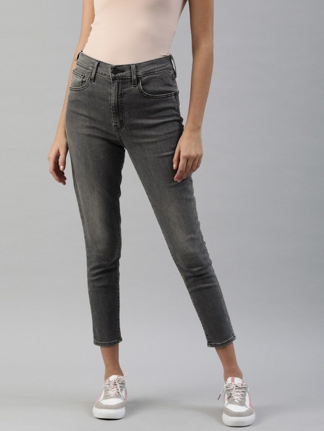 levi's grey women's jeans