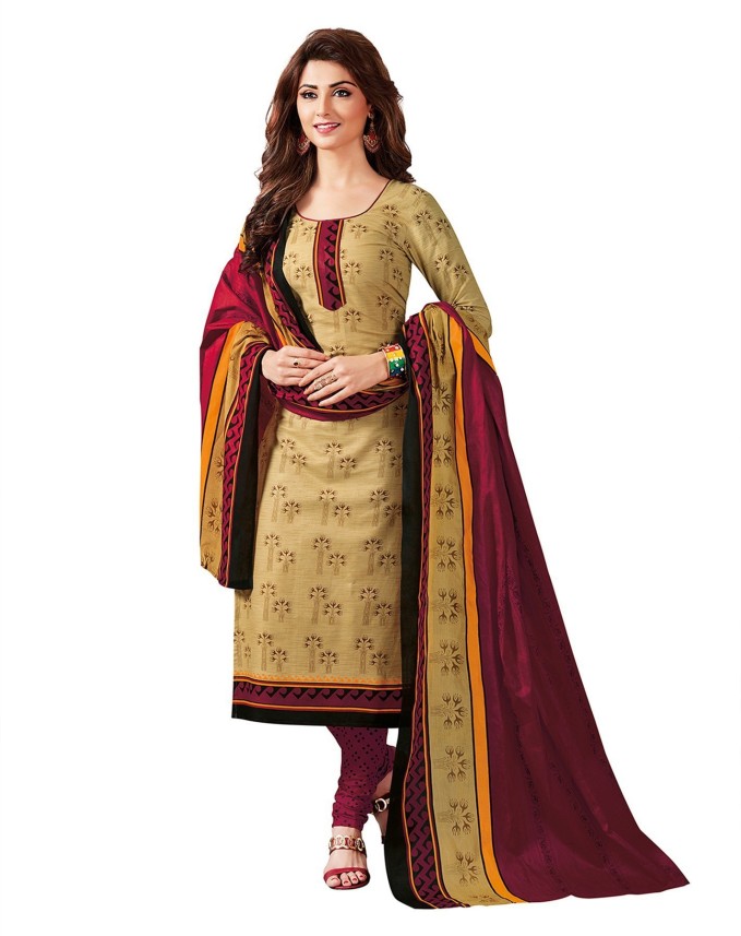 unstitched cotton salwar suit with price