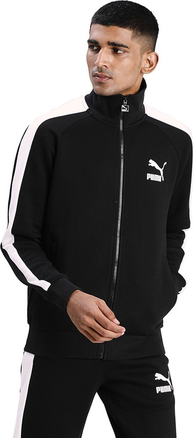 puma full sleeve colorblock men jacket
