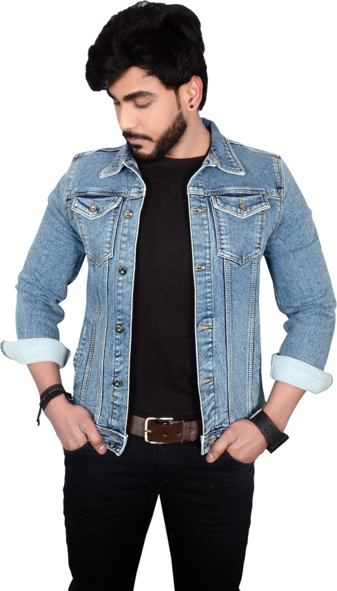 denim jacket men flipkart