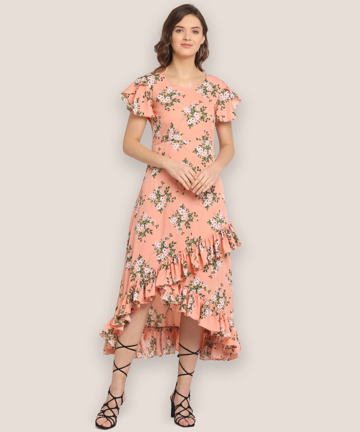 ruffle dress flipkart