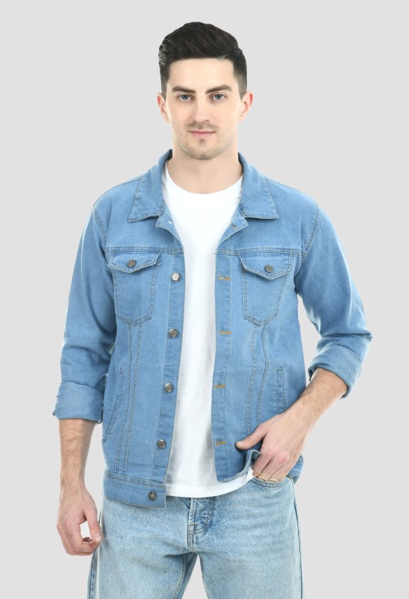 flipkart denim jacket men