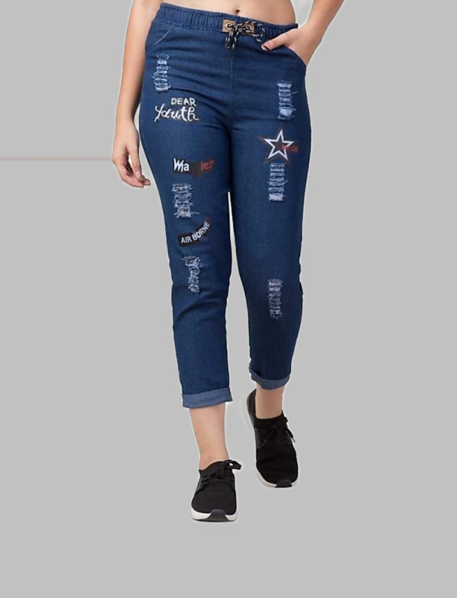LIKEEFASHION Jogger Fit Women Dark Blue 
