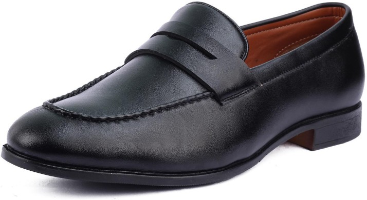 mens black italian loafers