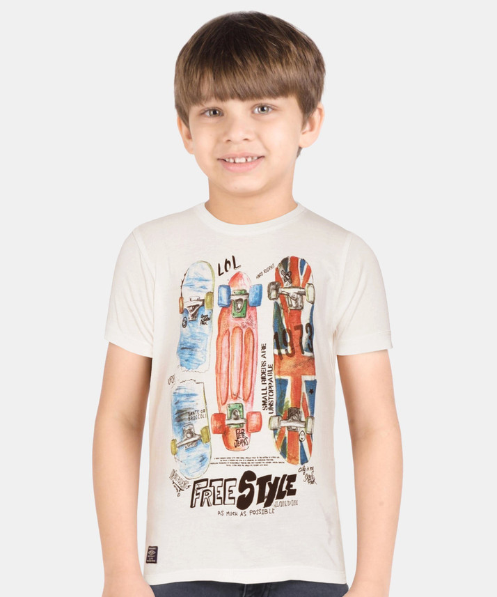 Pepe Jeans Boys Printed Pure Cotton 