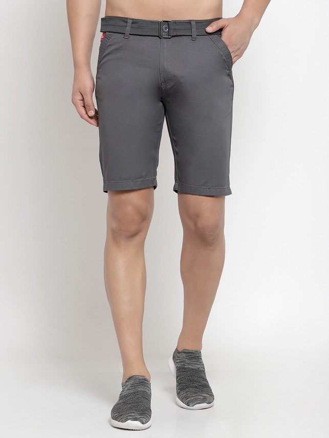 dark grey chino shorts