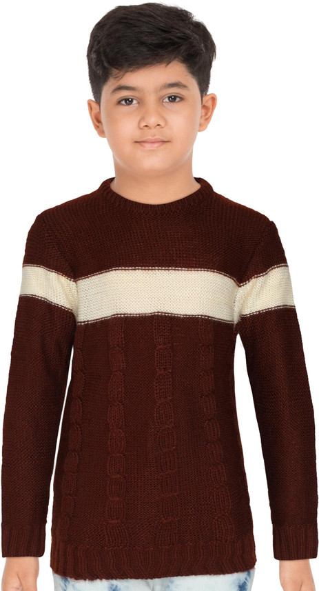 boys brown sweater