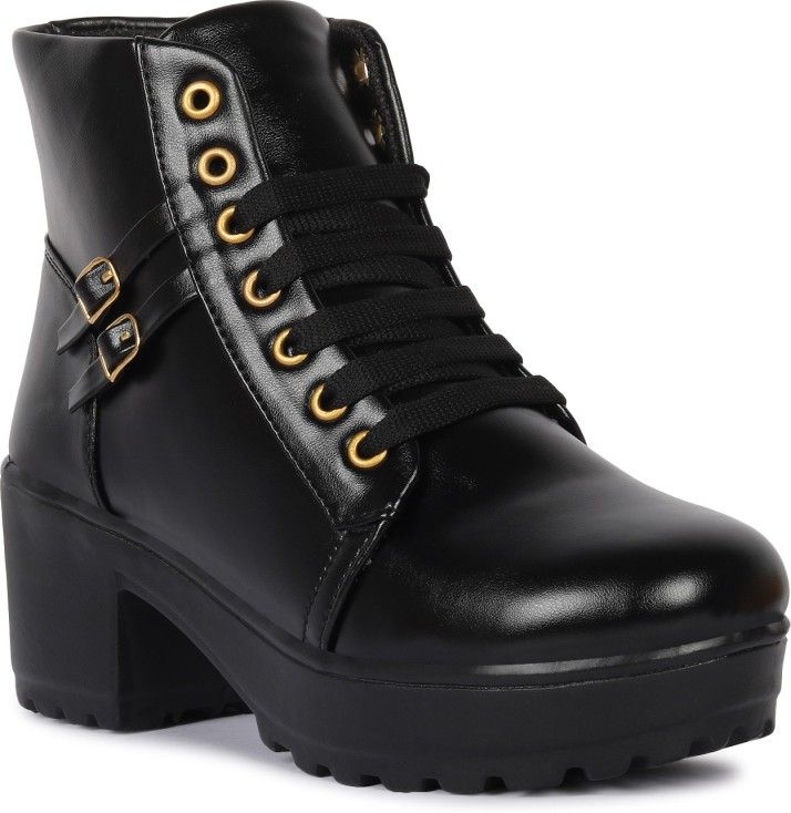 black boots flipkart