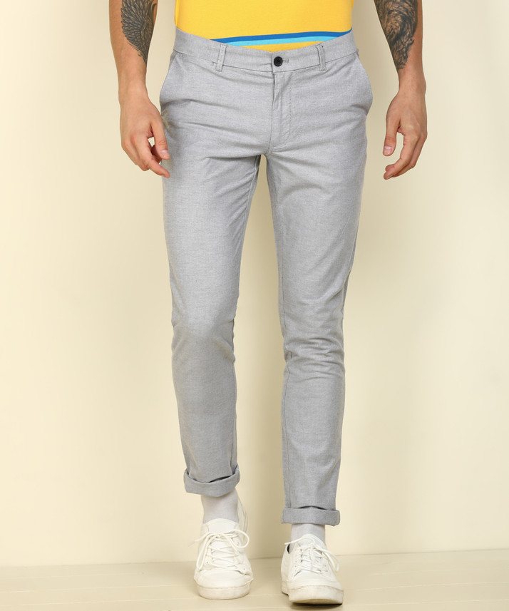 INDIAN TERRAIN Skinny Fit Men Black 