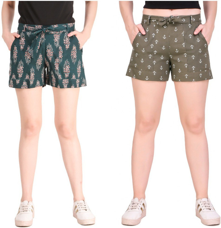 Aawari Printed Women Multicolor Culotte 