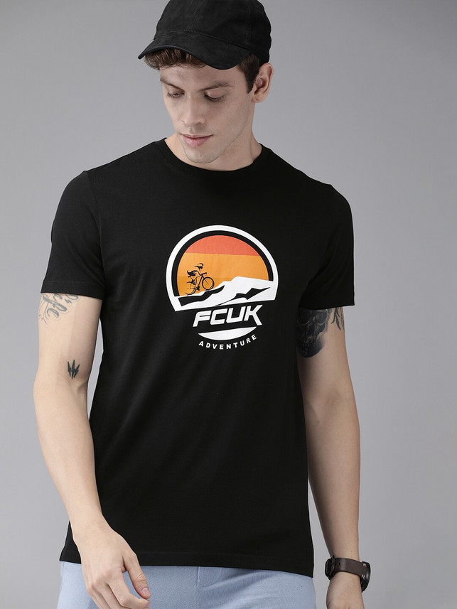 French Connection Printed Men Round 
