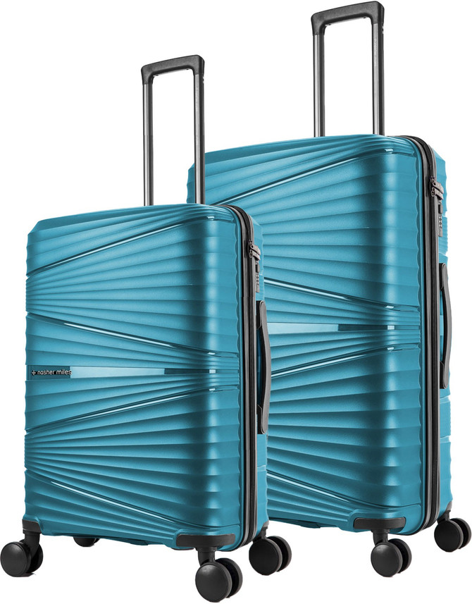 navy blue luggage