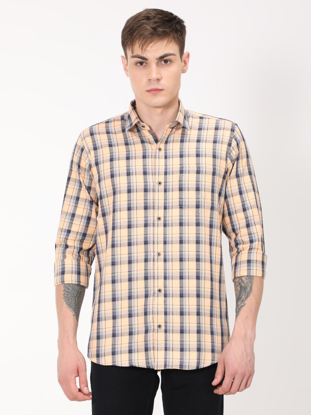 Buy platypuss Men Checkered Casual 