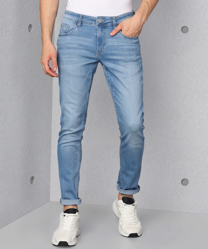 metronaut slim men light blue jeans