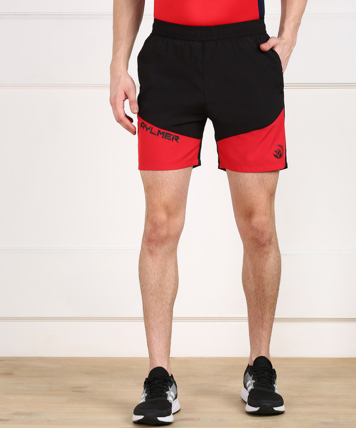 AYLMER Color Block Men Red Sports 