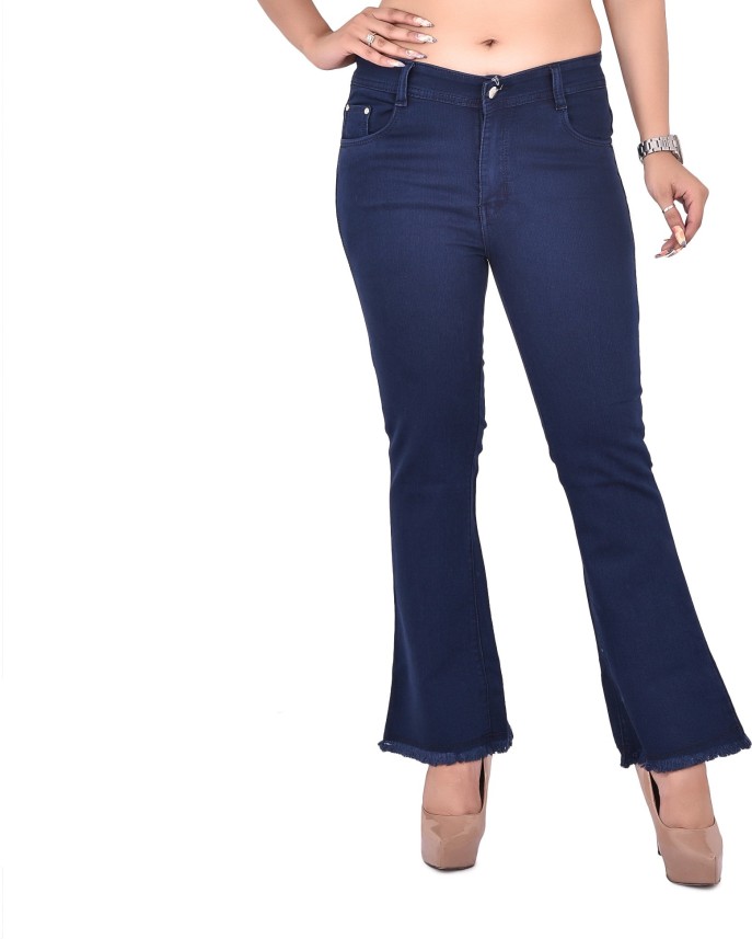 bell bottom jeans blue