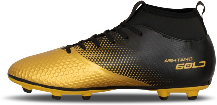 gold football studs