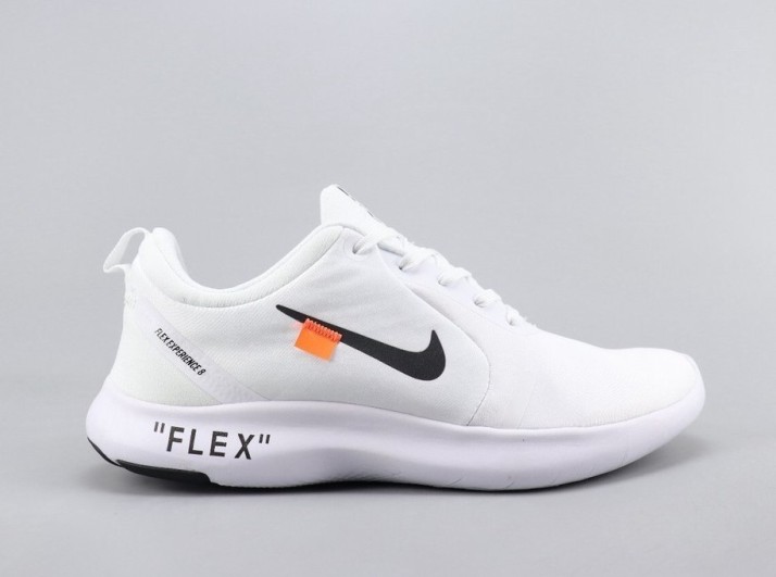 nike flex shoes white colour