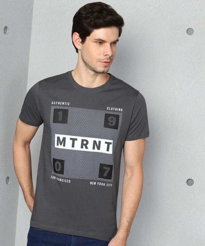 METRONAUT Graphic Print Men Round Neck 